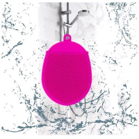 Gant de Toilette exfoliant en Silicone - Marque inconnue - Couleur aléatoire - Nettoyant pour tout type de peau (1/4)