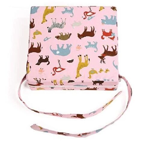 Coussin d'appoint augmenté et réglable pour Chaise de Salle à Manger Enfant Rose (1/4)