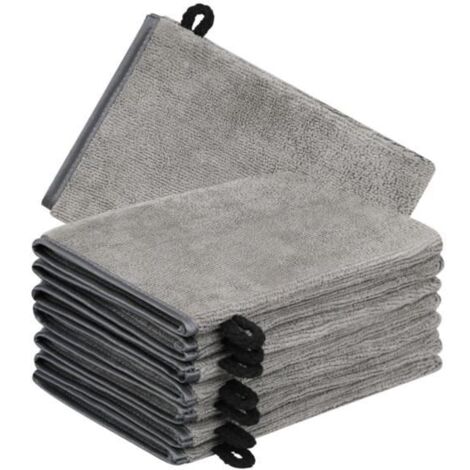 Gant de Toilette - Microfibre - 8 Pièces - Lavable - Doux - Écologique