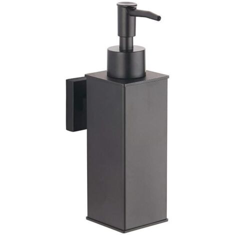 Distributeur de savon - Inox - Mural - 6 fl oz - Noir - Design contemporain (1/4)