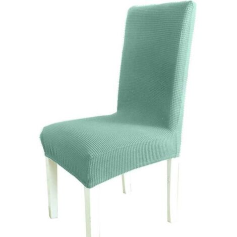4 X Housse de Chaise Velours Stretch Couverture de Chaise Extensible Housse pour Chaise Salle à Manger (1/4)