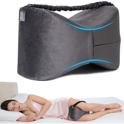 Coussin À Mémoire De Forme pour Genoux,Oreiller Orthopédique À Mémoire,Soulagement du Nerf Sciatique,Soutien Pendant La Grossesse (1/4)