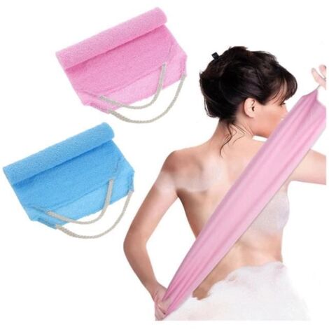 Gants de toilette - Non spécifié - Lot de 2 - Nylon - Exfoliants - Extensibles (1/4)