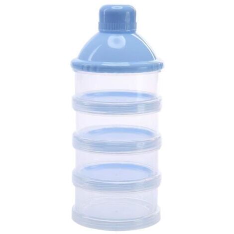 4 Boite Doseuse Poudre de Lait, Bébé Boîte alimentaire Distributeur de lait en Poudre / Boîte de Lait / Poudre de Lait (1/4)