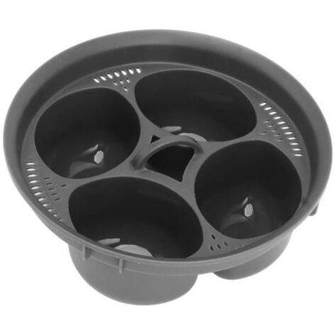 Panier à Vapeur Multifonctionnel pour Thermomix , Panier à Vapeur en PP de qualité Alimentaire avec 4 Moules à œufs en (1/4)