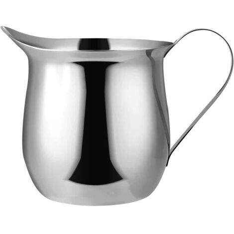 Pot à lait - Inox - 240ml - Acier inoxydable 304 - Résistant à la chaleur - Facile à nettoyer (1/4)