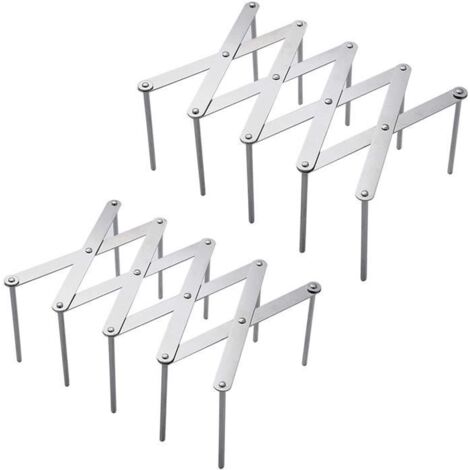 Support de Couvercle - Ustensiles de Cuisine - Acier Inoxydable - Ajustable - Pratique - Design Contemporain (1/4)
