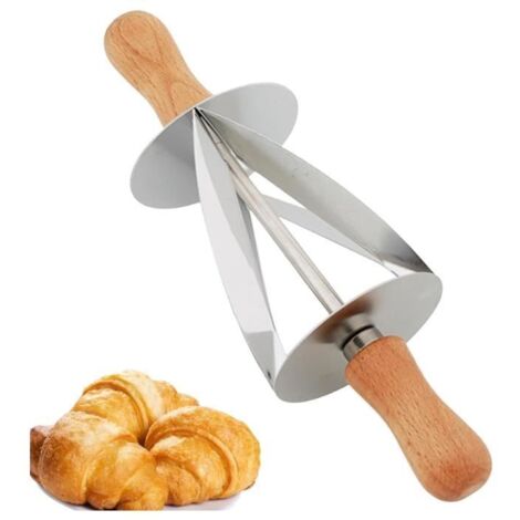 Outil de cuisson - Non spécifié - Rouleau à pâte à croissant - Acier inoxydable - Compact - Précis (1/4)