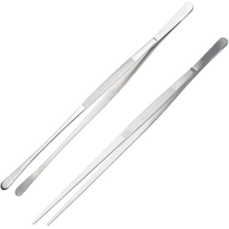 Pince Cuisine - INOX - 30 cm - Antidérapante - Multi-usages - Haute Précision (1/4)
