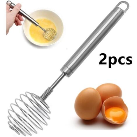 Fouet Cuisine - Inoxydable - 2pcs - Antidérapante - Compatible lave-vaisselle - 24cm (1/4)