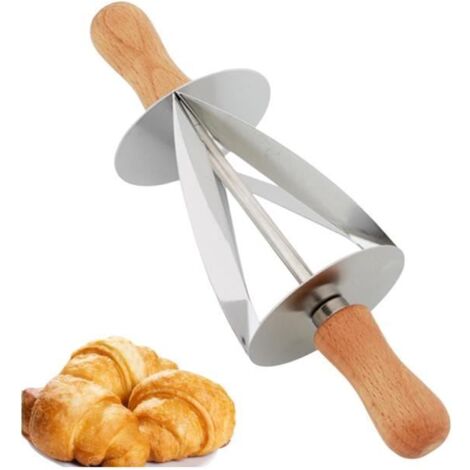 Outil de cuisson - Non spécifié - Rouleau à pâte à croissant - Acier inoxydable - Compact - Durable (1/4)
