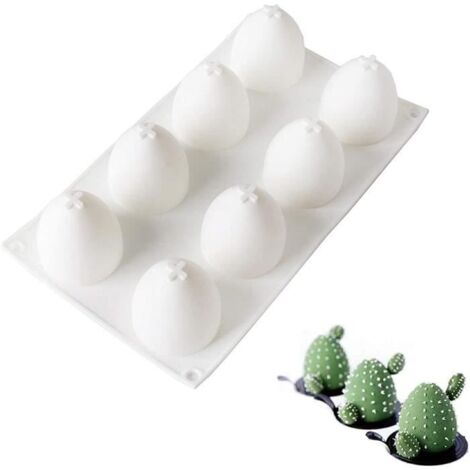 Moulle En Silicone,Resine Flexible Demi Sphère Moule Coeur Réutilisables Cuisson Outils De Pâtisserie,Décoration De Gâteaux (1/4)
