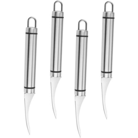 Lot de 4 trancheuses de coquilles de crevettes Éplucheur de crevettes de cuisine Outil de fruits (1/4)