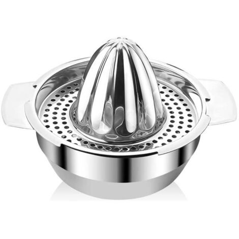 Presse Agrumes - Inox - 300ml - Multifonctionnel - Facile à Nettoyer - Haute Qualité (1/4)