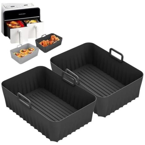 Accessoire Air Fryer - Non spécifié - Moule Silicone - 2 Paquet - Compatible Lave-Vaisselle - 9.5L