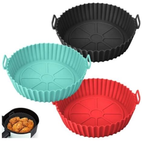 Moule Silicone pour Friteuse à Air Comprimé - 20cm - Accessoire de Cuisine (1/4)
