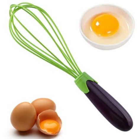 Fouet Cuisine - Non spécifié - Mini Batteur en Silicone - Antidérapant - Compatible lave-vaisselle - 15.727cm (1/4)
