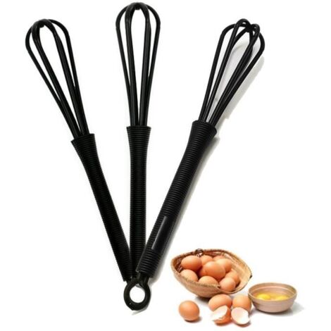 Fouet Cuisine - Haute Qualité - Antidérapant - 3pcs - Plastique - Compatible Lave-Vaisselle (1/4)