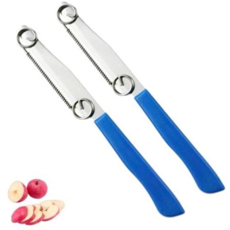 Couteau à trancher - Éplucheur multifonction - Acier inoxydable - 2 pièces - Compatible lave-vaisselle (1/4)