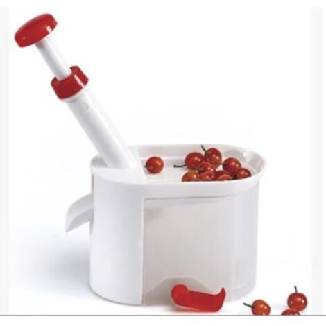 Denoyauteur De Cerises Avec Récipient De Collecte. (1/2)
