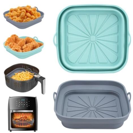 Accessoire de cuisine - Silicone - Moule Air Fryer - 2 Pièces - Pliable - Réutilisable (1/4)