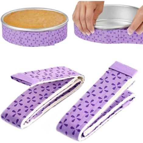 Bandes de gateau Bandes de moule à gateau Bake Even Strip Bake Even Bandes de gateau Bake Even Strip Set pour une cuisson uni [674] (1/4)