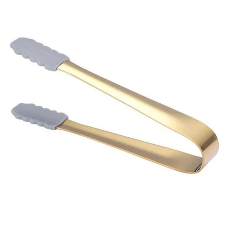 Pince à aliments - Inox - 13 cm - Antidérapante - Ergonomique - Multi-usage (1/4)