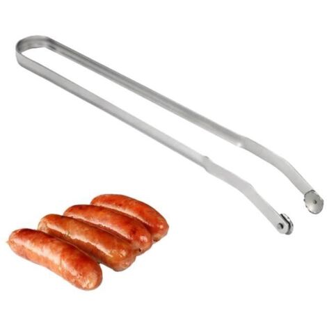Pinces À Retourner Les Saucisses Pour Barbecue, BBQ Sausage Turning Tongs For Cooking,Pince Barbecue Longue, Saucisse, yd (1/4)