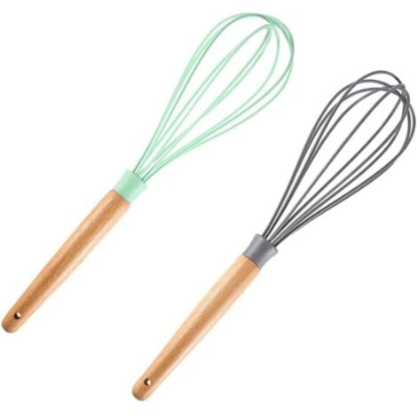 Mélangeur à main - Cuisine - Acier inoxydable - Antirouille - Outils de pâtisserie - 2 pièces (1/4)