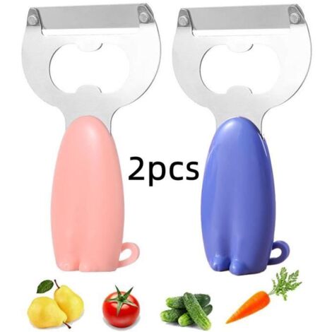 Éplucheur,Ouvre-bouteille,Économe Fruits,Éplucheur de Légumes Multifonctionnel,Pour Pomme,Concombre,Carotte,Pomme de Terre,Tomate (1/4)