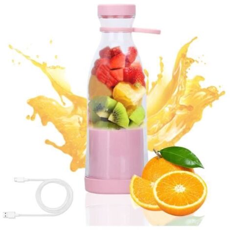 Mixeur à smoothie - Maker - 380 ml - USB rechargeable - 1200 mAh - Portable et léger (1/2)
