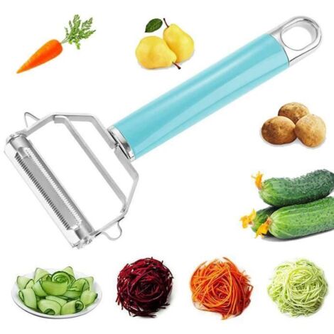 Éplucheur de légumes - Universel - Inox - Multifonctionnel - Antidérapant - Design contemporain (1/4)