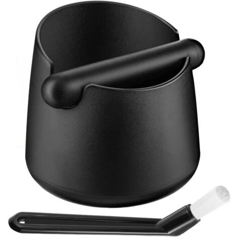 Boîte à Café - Knock Box - Compacte et Robuste - Absorbant les Chocs - Avec Brosse de Nettoyage - 3 pièces (1/4)