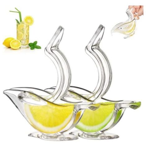 Presse-Citron - Design Deluxe - 2PCS - Acrylique - Blanc - Manuel (1/4)