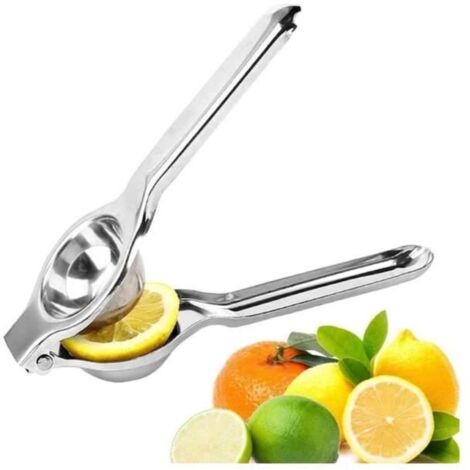 Presse-agrumes - Inox - Manuel - Acier inoxydable 304 - 21 x 6,5 cm - 140 g (1/4)