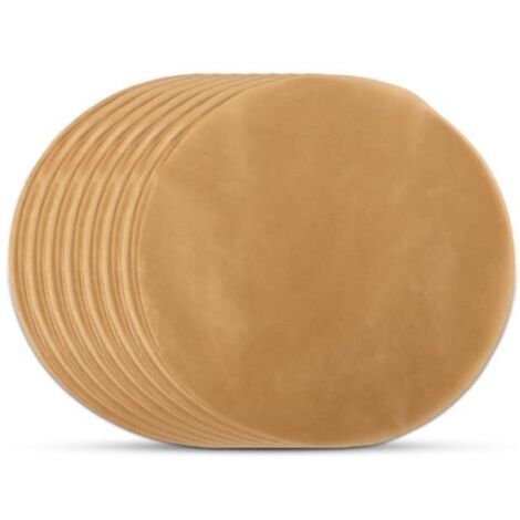 Papier sulfurisé rond - Non spécifié - 30 cm - Antiadhésif - Résistant à l'huile - Réutilisable (1/4)