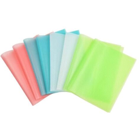 Tapis de Réfrigérateur - Antibactérien - EVA - 8 Pièces - 29 x 45 cm - Réutilisable (1/4)