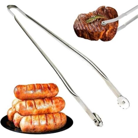 Pince Grill Up À Tourner Les Saucisses Pince A Barbecue A Roulette Pince BBQ Roulette pour Saucisses avec Rouleaux Pince-yd