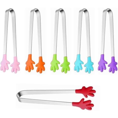 Pinces à Glaçons - Non spécifié - Mini Pinces en Silicone - 6 Couleurs - Antidérapantes - Haute Qualité (1/4)