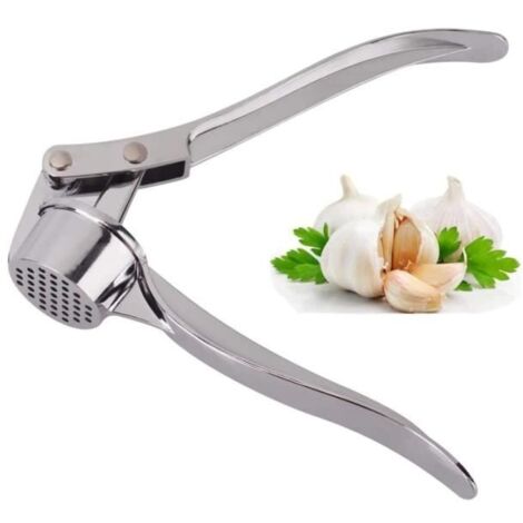 Presse-ail - Cuisine Professionnelle - Hachoir à Ail - Alliage de Zinc - 6,1 pouces - Usage Intensif (1/4)