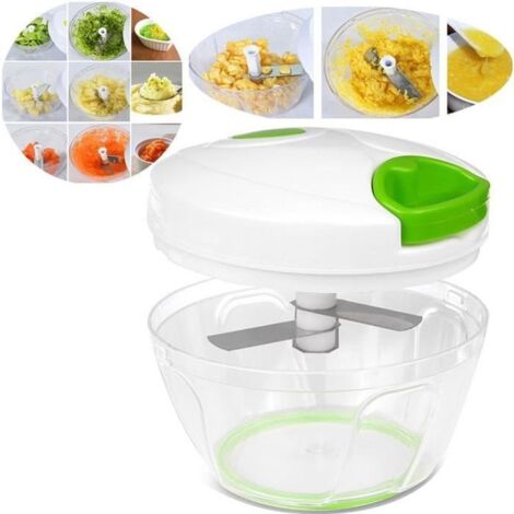 Hachoir Hâche Légumes Oignons Ail Sauces Mixe Emulsionne Broyeur Cuisine (1/4)