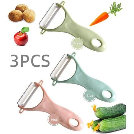 Éplucheur à légumes - Multifonction - Céramique - 3 pièces - Couleurs variées - Design ergonomique (1/4)