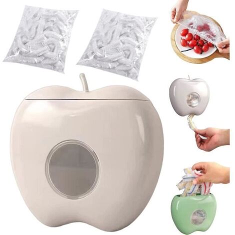 Boîte de Rangement pour Film Plastique - Non spécifié - 16 cm - 200 Pcs Sacs Élastiques - Réutilisable - Étanche (1/4)
