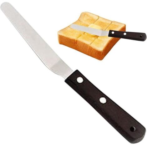 Spatule en acier inoxydable, petite spatule en métal  Pelle à Turner coupée et servie en acier inoxydable - 1pcs (1/4)