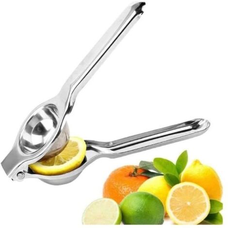 Presse-citron manuel - Acier Inoxydable - 304 - 21 x 6,5 cm - 140 g - Ustensile de cuisine durable (1/4)