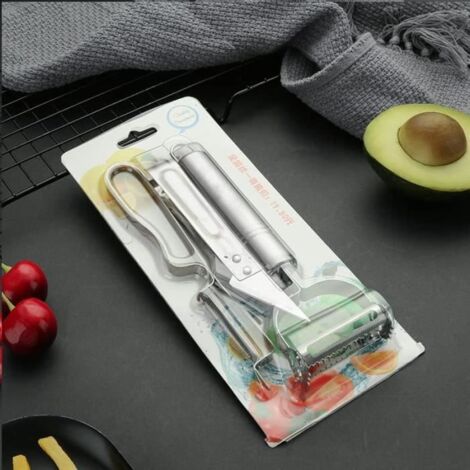Éplucheur de légumes pour la cuisine, éplucheur de pommes de terre, carottes et pommes de terre, bonne prise en main et éplucheurs. (1/3)