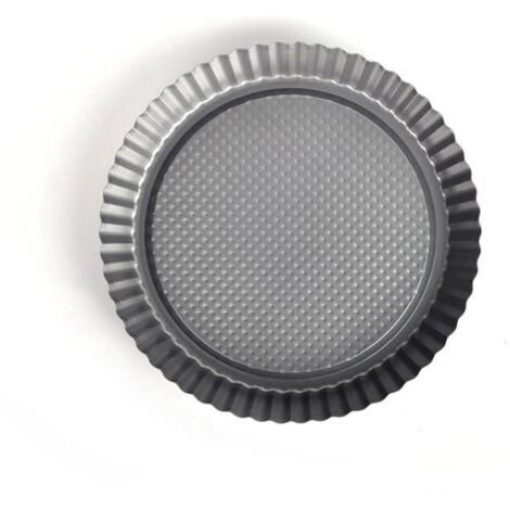 Moule à tarte - Inox - 30 cm - Revêtement en téflon - 2 pièces - Résistant jusqu'à 230°C (1/3)