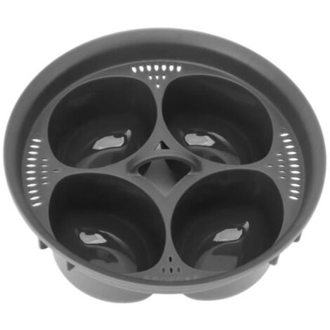 4 Oeufs Moules Vapeur, Oeuf Chaudière Oeuf Moule pour , Réutilisable PP Matériel Oeuf Cuiseur Accessoire Multifonctionnel Panier (1/4)