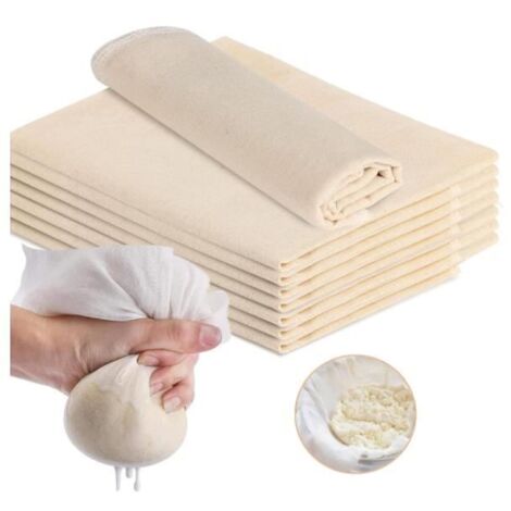 Chiffon à Fromage - Non spécifié - 60 x 60 cm - Coton Naturel 100% - Réutilisable - Filtrant Alimentaire (1/4)