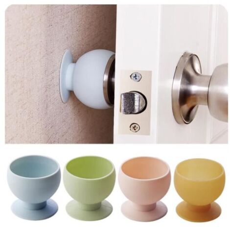 Cale porte - Non spécifié - Modèle sphérique - Silicone - Couleurs variées - Protection murale (1/4)